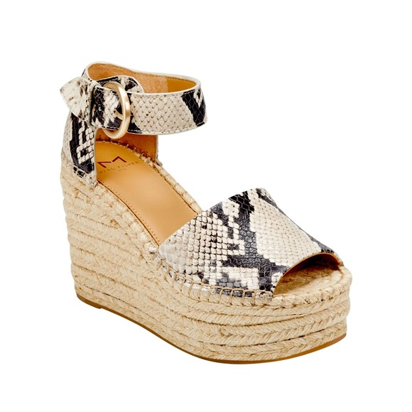 Marc Fisher Shoes - Marc Fisher Snakeskin Espadrille Sandal Sz 9